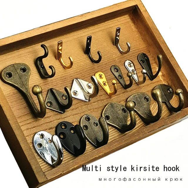 Guarda Llaves Pared Originales 20 Ganchos Pequeños De Bronce Para