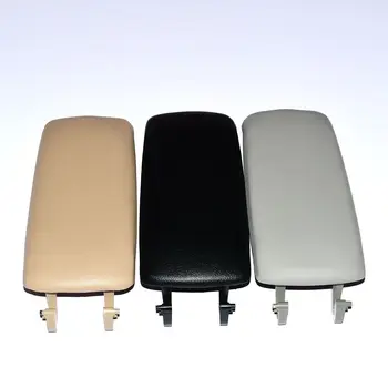 

Leather Car Armor Tile Sheet Cover For A6 C5 1998-2005 Center Console Arm Rest Storage Box Cover 3 colors optional 8E0864245P38M