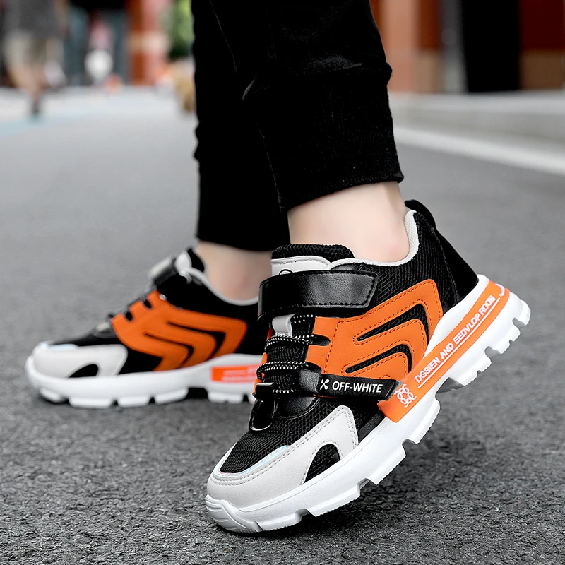 Zapatos deportivos para niños nuevo estilo, zapatillas transpirables informales para correr para niños 4 a 14 años, calzado infantil|Zapatillas de correr| - AliExpress