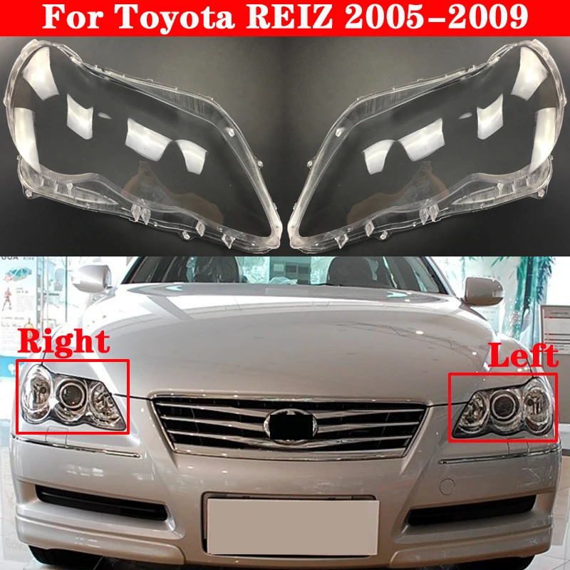 

Car Front Headlight Cover Auto Headlamp Lampshade Lampcover Head Lamp light glass Lens Shell Caps For Toyota REIZ 2005-2009