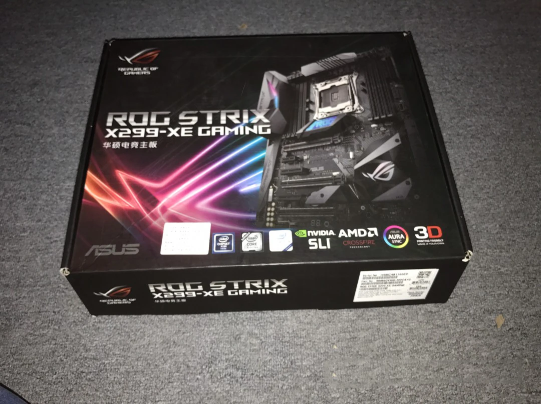 Asus ROG STRIX X299-XE игровая настольная Материнская плата Intel X299 LGA 2066 DDR4 M.2 USB3.1