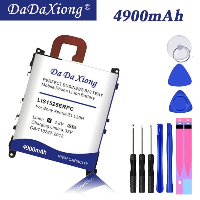 Литий ионный аккумулятор Da Xiong 4900 мАч LIS1525ERPC для телефона Sony Ericsson Xperia L39h Z1 L39 C6902 C6903