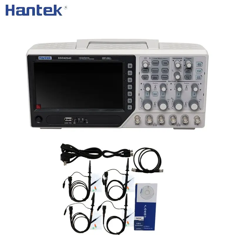 Hantek DSO4254C 4CH 1GS/s Sample Rate 250MHz Bandwidth Digital Storage