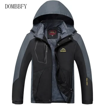 

Plus Size 7XL 8XL 9XL Male Jacket Spring Autumn Waterproof Windproof Jacket Hooded Coat Tourism Mountain Jacket Men Overcoat