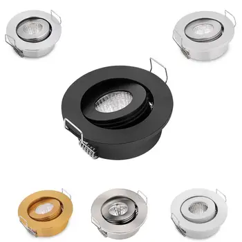 

Mini led Spot Downlight 220V Dimmable Lamp 3W Recessed Ceiling Lighting Adjustable COB Spot light Cut out 42mm Cabinet Lights