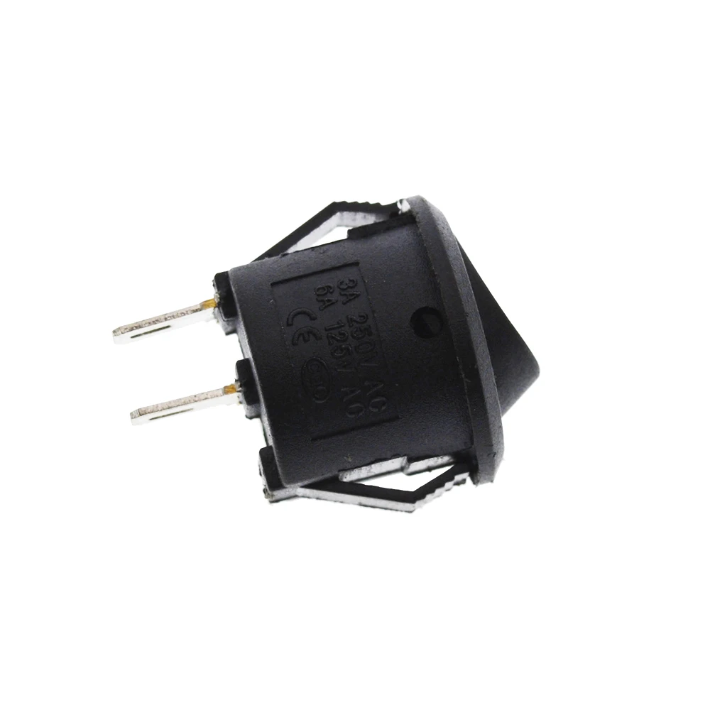 10 шт. KCD1 кулисный переключатель питания вкл/выкл 2 Pin 3A 250VAC/6A 125VAC