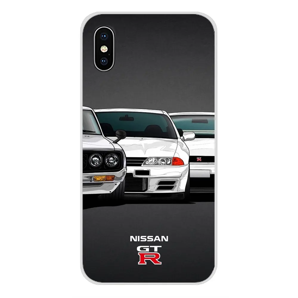 car Nissan Skyline Gtr R34 For Xiaomi Redmi 4A S2 Note 3 3S 4 4X 5 Plus 6 7 6A Pro Pocophone F1 Accessories Phone Shell Covers