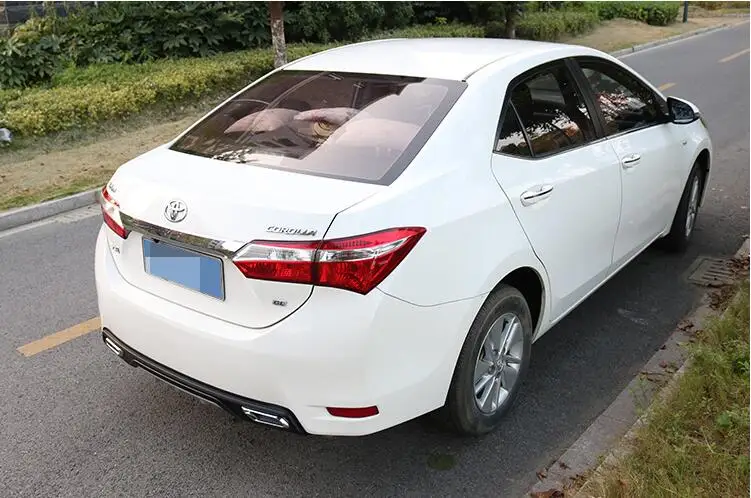 Для Toyota corolla задний спойлер бампер диффузор протектор Подходит 2014 2015 2016 2017 Боди