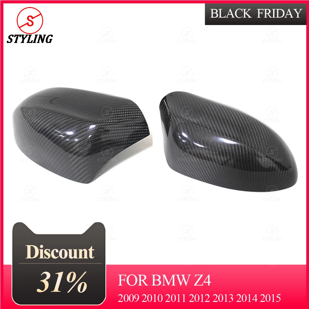 E89 Mirror Cover For BMW Z4 sDrive20i 35i Carbon Fiber side Rearview