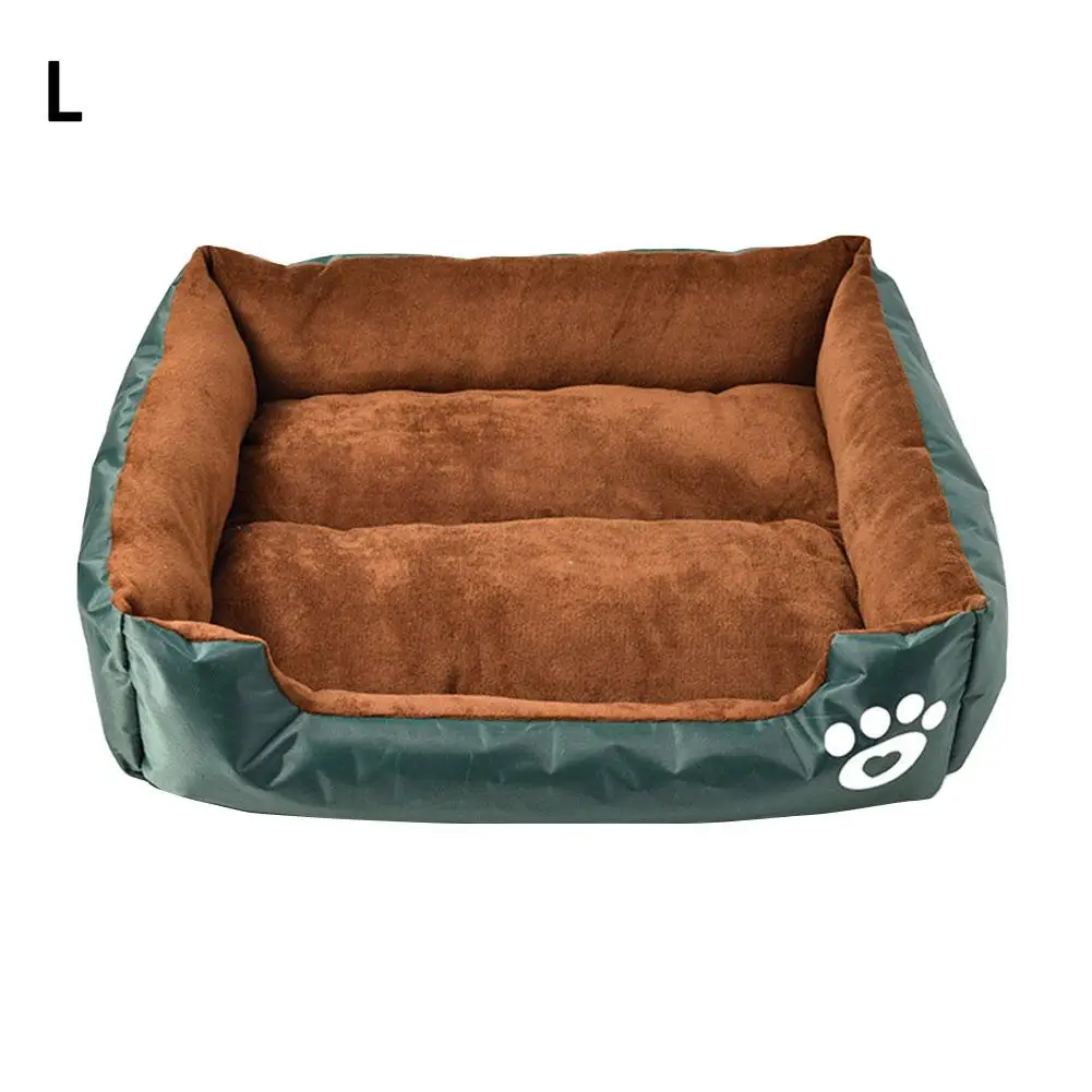 Pet мягкая подушка, кровать для собаки любимчика подушка для шезлонга для маленьких, средних и больших собак кошек Зимние Теплая собачья Конура коврик для щенка кровать для домашнего животного - Цвет: Green