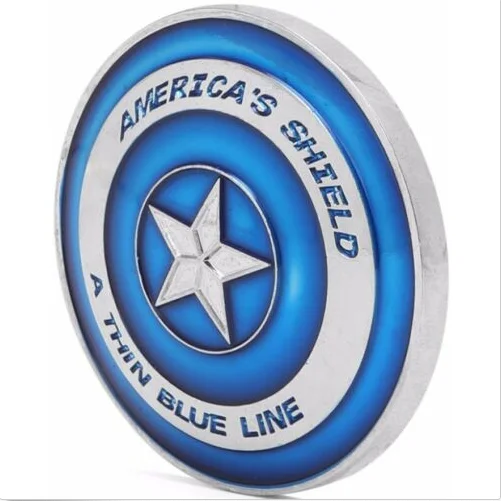 CHALLENGE COIN AMERICAS SHIELD BLUE LIVES MATTER тонкая линия полиции PROTE