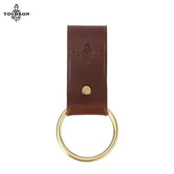 Tourbon porte clé en cuir véritable, épais, porte hache, porte marteau, porte clés, outils de truelle, boucle de ceinture, 5CM 