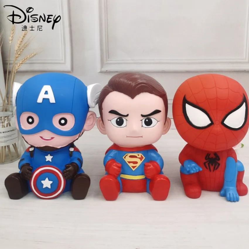 Экшн-фигурка героя мультфильма Disney Marvel Человек-паук Бэтмен Железный человек