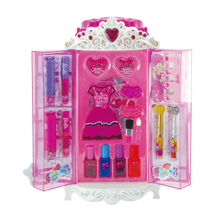 

Barbie beautiful wardrobe Makeup Combination Play House Toys Ba La Small Little Magic Fairy Children Cosmetics