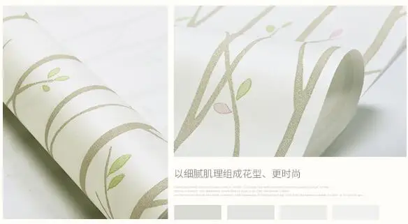 Creamy white Лес Дерево обои дети ветка дерева с птицами обои 3D украшение дома обои - Цвет: Creamy white