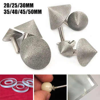 

Glass Tile Chamfer 90-degree Conical Umbrella Grinding Head Hand Tool DiamondGrinding Head CLH@8