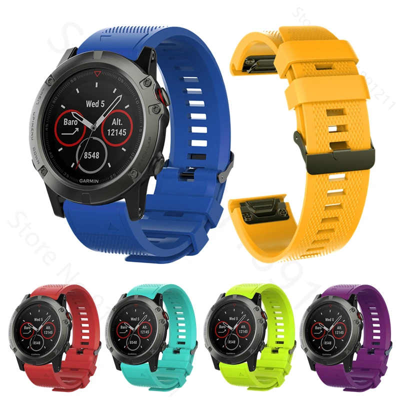 Cinturino In Silicone Per Garmin Forerunner 935 945 Cinturino Per Garmin Fenix 6X5X6S 5S 6 5 3 3Hr Cinturino A Sgancio Rapido