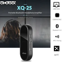 XDUOO XD-25 портативный bluetooth 5,0 усилитель для наушников Поддержка NFC PC USB DAC