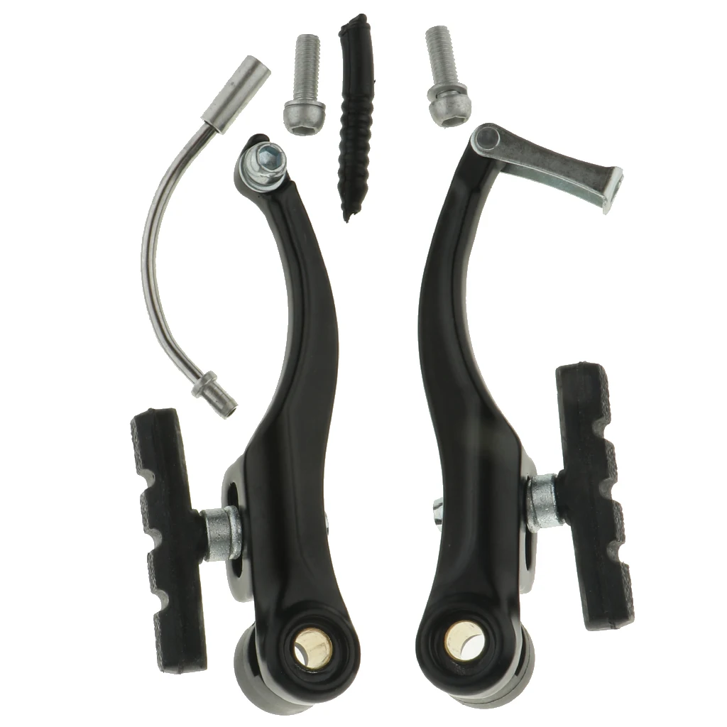 Linear Pull V-brake Black Front And Rear  Brakes For Mountain Bikes