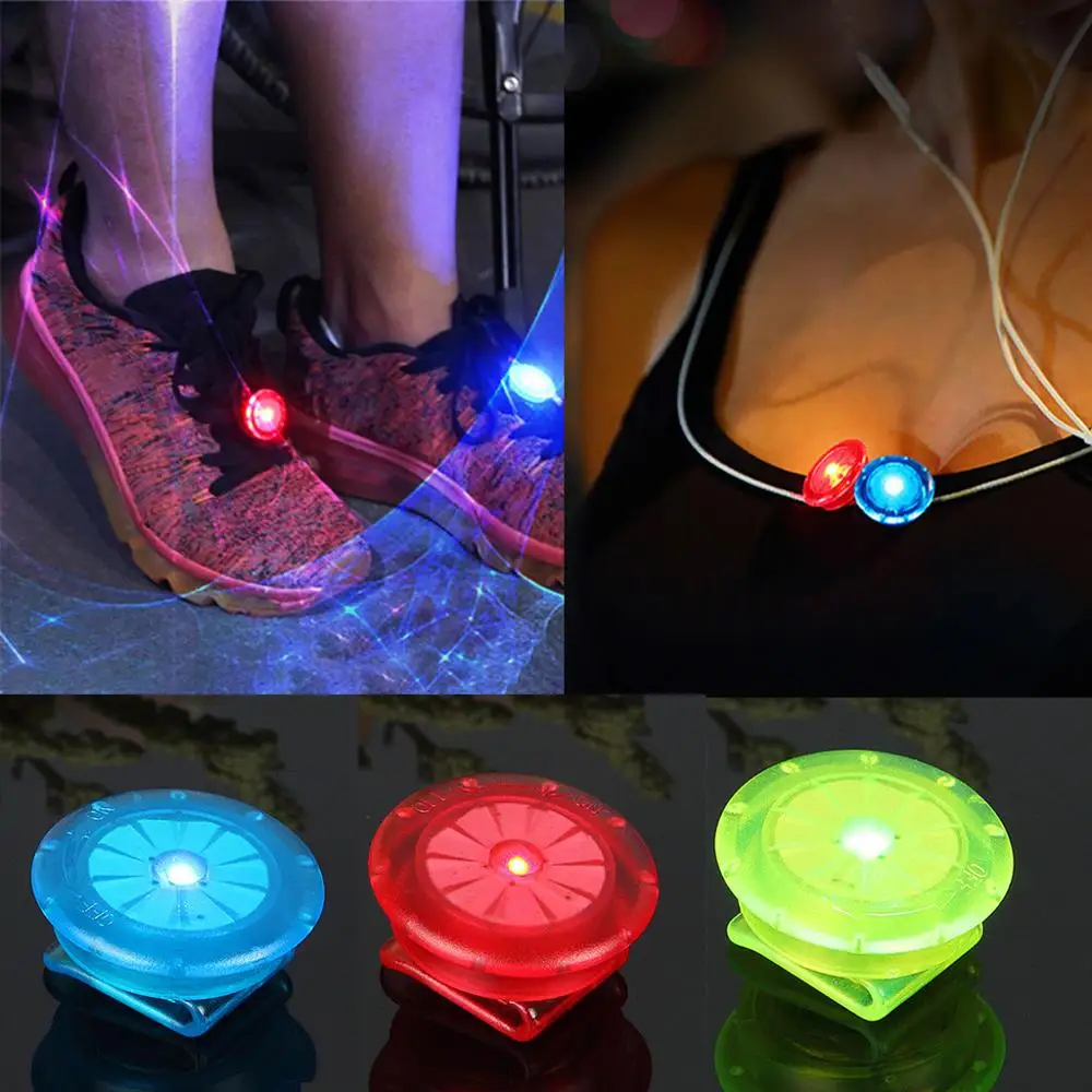 

Useful Outdoor Tool LEDCoolest Luminous Shoe Clip Light Night Safety Warning LED Bright Flash Light For Running Cycling Bike