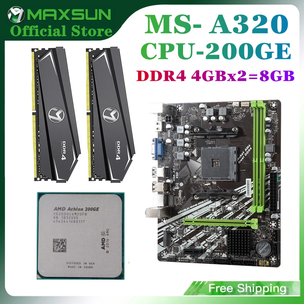 Процессоры amd ddr4. Maxsun challenger h610m. игровой компьютер amd athlon 3000g 8gb ram ssd 240gb.