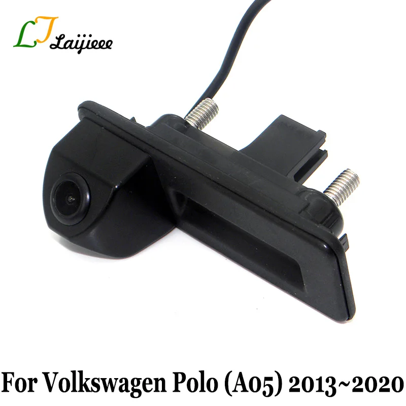 

For Volkswagen Polo Sedan A05 2013~2020 Handle Reverse Camera / For VW Jetta Vento Golf Variant 2008 09 Car Rear View Backup CAM