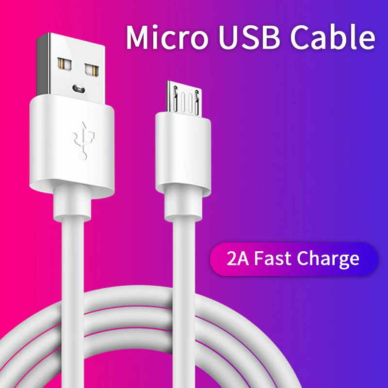 1 м кабель Micro USB для быстрой зарядки синхронизации данных мобильного телефона