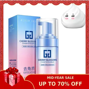 

Bioaqua Exfoliating Cleansing Foam Face Scrub Cherry Blossom Moisturizing Nourish Oil Control Cleanser Milk Remove Dead Skin M