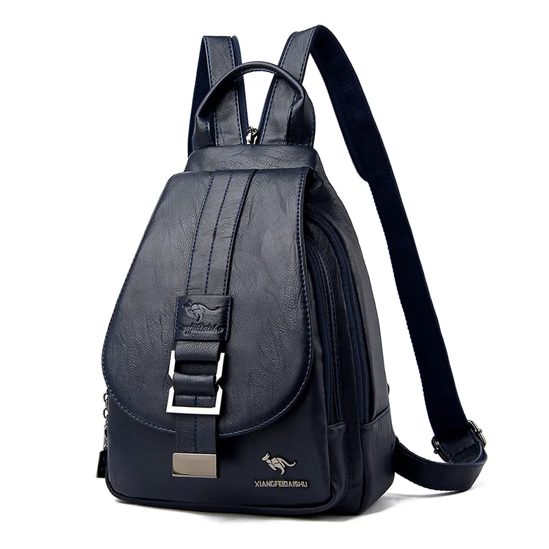 Fashion Upgraded Version Women Backpack Female Durable Leather Shoulder Bag Pretty Style Girls School Bag Travel Backpack