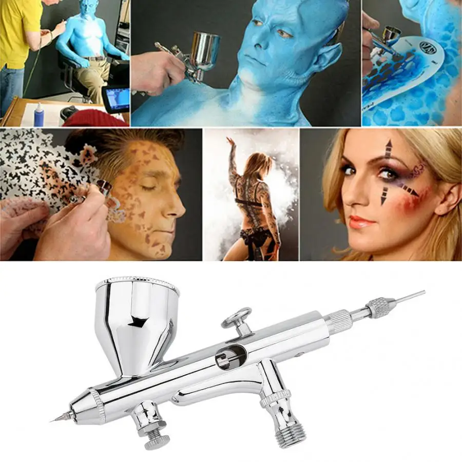Комплект аэрографа двойного действия 0,2 мм/0,3 мм/0,5 мм Игла искусство распылитель для торта/ногтей/модель распылитель