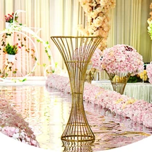 Железная Цветочная подставка, ваза, свадебные реквизиты, кованый искусственный цветочный стол, Центральные элементы, дорога, цветочный шар, ваза, свадебное украшение
