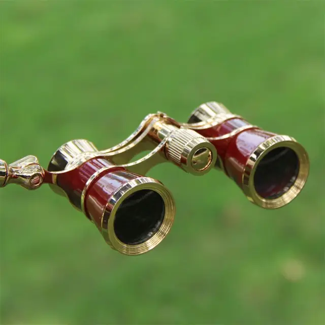 Mini Védhető Szüreti Szemüveg Binokuláris Távcső Fogantyú Divat Nők Elegáns Többcélú Opera Színházi Ló - Image 4