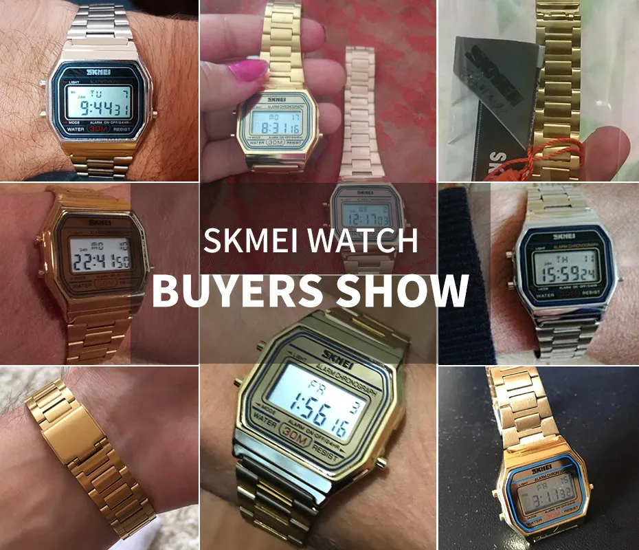 Skmei 1123 gold Clearance