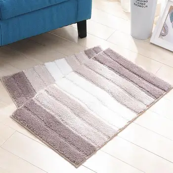 

Comfortable Foot Pad 2 Size Home Supplies Polyester Portable Anti Slip Floor Mat Soft Door Mat Kitchen Water-Absorbing