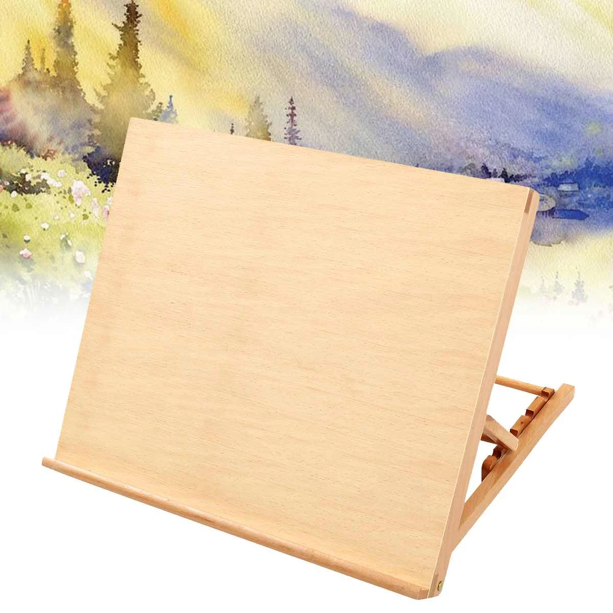 

Durable Wooden Easels Display Stand Artist School Painting Rack Wedding Table Card Stand Holder For Party Decoration 49x42x6cm