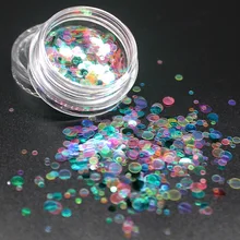 DIY цветной круглый ультратонкий лак для ногтей с блестками Фиолетовый стойкий лак для ногтей девушка сексуальный DIY инструмент для украшения ногтей для нейл-арта 12 цветов