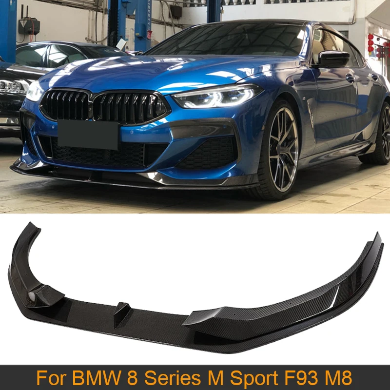Carbon Fiber Front Bumper Lip Splitters For Bmw 8 Series G14 G15 G16 M