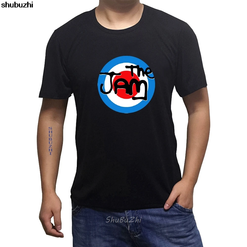 Men's The Jam Spray Logo black T Shirt men cotton t shirts summer brand  tshirt euro size drop shipping sbz3352|T-Shirts| - AliExpress