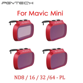 

PGYTECH Mavic Mini Professional Lens Filter Set ND8/16/32/64-PL ND8/16/32/64 For DJI Mavic Mini Drone Accessories