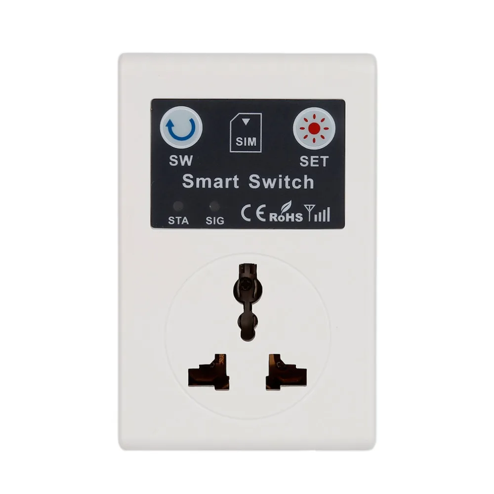 EU 220V Phone RC Remote Wireless Control Smart Switch GSM Socket Power Plug for Home Household Appliance Hot Sale EU 220V Phone RC Remote Wireless Control Smart Switch GSM Socket Power Plug for Home Household Appliance Hot Sale