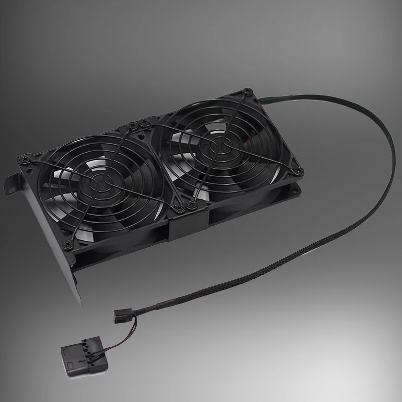 8 см Универсальный GPU двойной/три вентилятора партнер Ультра тихий PCI видеокарта двойной кулер компьютерный корпус PCI-e Видеокарта охлаждения
