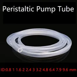 1 meter Peristaltic Pump Silicone Hose Transparent ID 0.8mm~25.4mm OD 3mm~35mm Food Grade Soft Flexible Pipe Water Tube