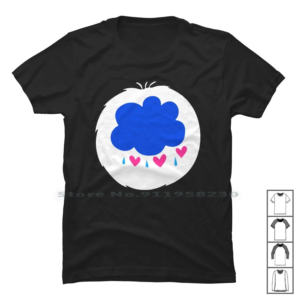 Grumpy Care For Bear Grumpy T Shirt 100% Cotone Illustrazione Animali Popolari Grumpy Trend Rum Hot End Ear Me