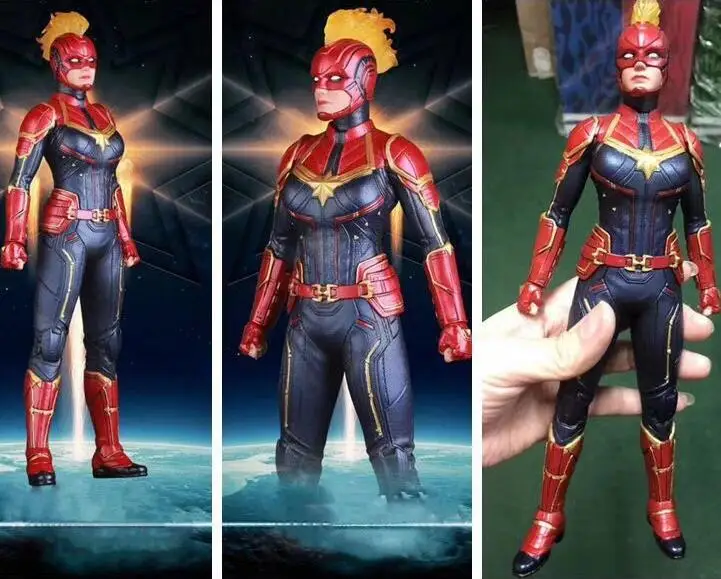 40 см Мстители эндшпиль Капитан Marvel фигурка игрушки кукла Рождественский подарок с коробкой