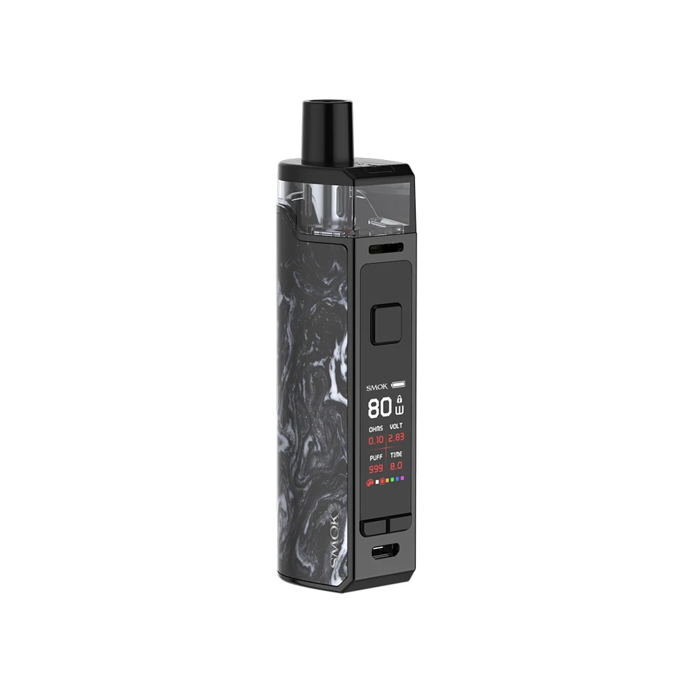 SMOK RPM80 Pod Mod Vape комплект с аккумулятором 3000 мАч 5 мл картридж и об/мин RPM80 RGC Pod электронная сигарета испаритель макс 80 Вт vs Vinci/aegis
