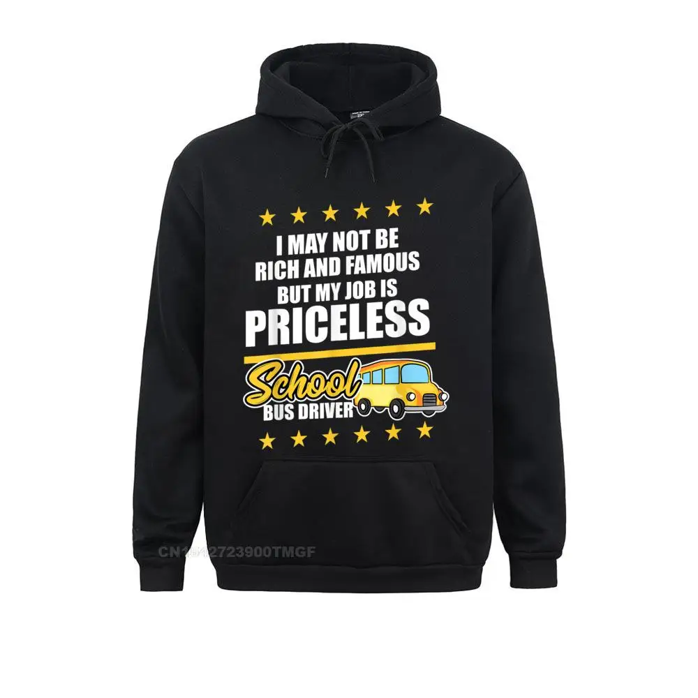 My Job Is Priceless Funny School Bus Driver T-Shirt__19461 Sweatshirts Summer/Autumn Design Hoodies Long Sleeve Discount Sportswears Women My Job Is Priceless Funny School Bus Driver T-Shirt__19461black