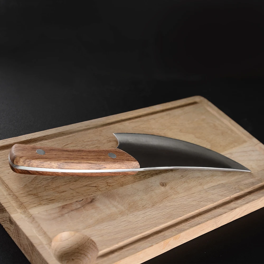 SOWOLL японский высокоуглеродистой стали ковка обвалки Кемпинг сербийский нож ручной работы шеф-повара Полный Тан нарезанный кухонный нож мясника