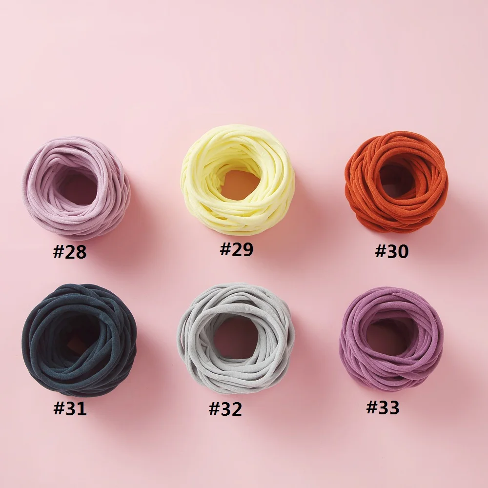 Soft Nylon Headband for Baby Girl DIY Hair Accessories Elastic Head Band Kids Children Fashion Headwear Baby Turban 11pcs/lot hair bands hair accessories hair headband accessories baby turban hat baby headband set