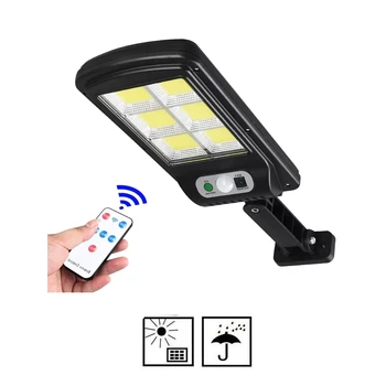 

solar light lamp floodlight reflector Powered Wall Infrared & Sensor Wireless Outdoor IP65 Waterproof Security for Doorway remot