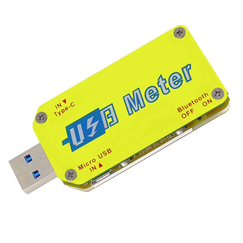 Вольтметр Амперметр тестер ЖК-дисплей измеритель напряжения USB 3,0 ток в реальном времени сопротивление кабеля точное измерение тип-c для UM34